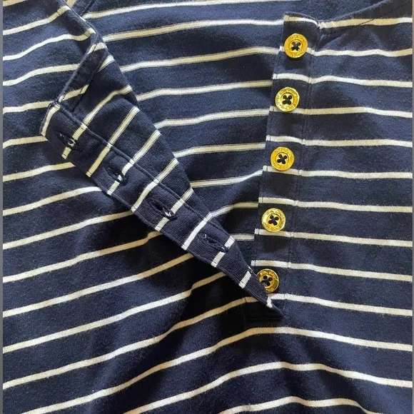 Lilly Pulitzer Dress Jennalyn Swing True Navy Palm Stripe Size XS - Picture 3 of 13